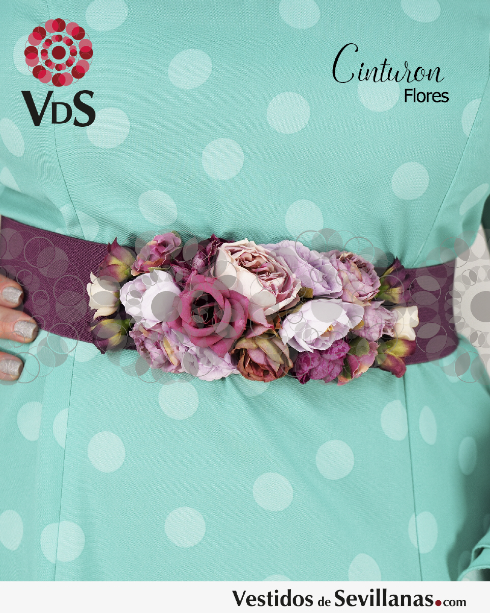 Cintur&oacute;n El&aacute;stico Floral