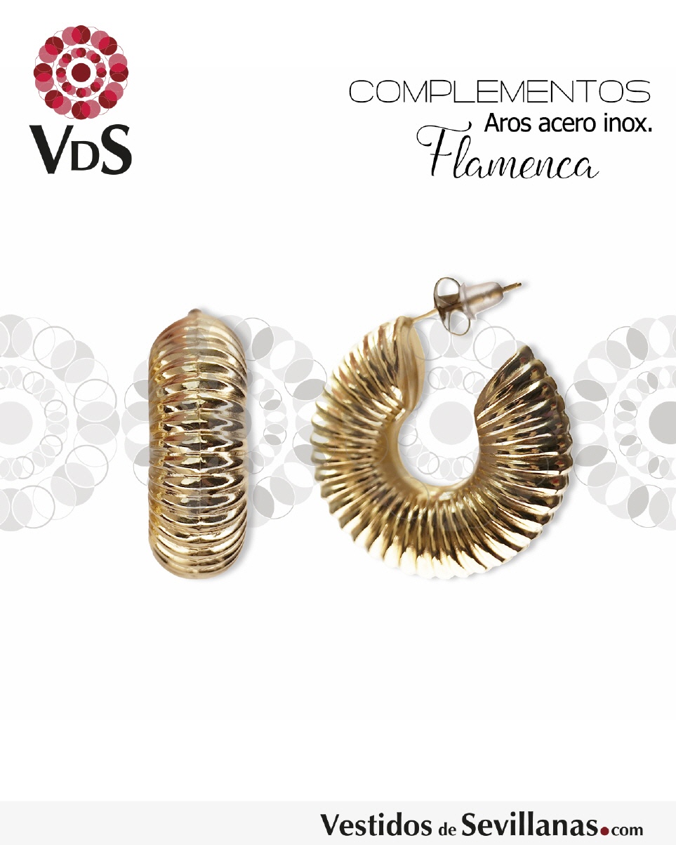 Aros en acero Hipoalerg&eacute;nico T.M_3col