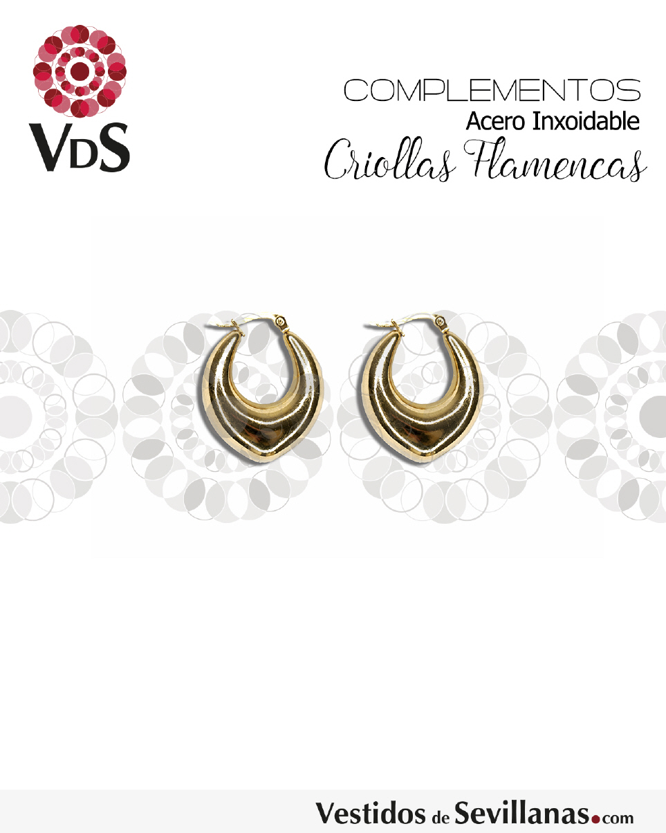Aretes Acero Inox.