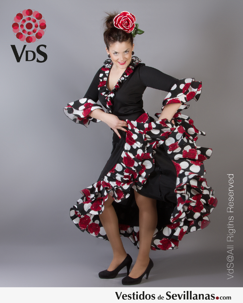 Faldas baile flamenco - Trajes de flamenca - Imagen de propiedad intelectual y autor - VdS@All Rigths Reserved