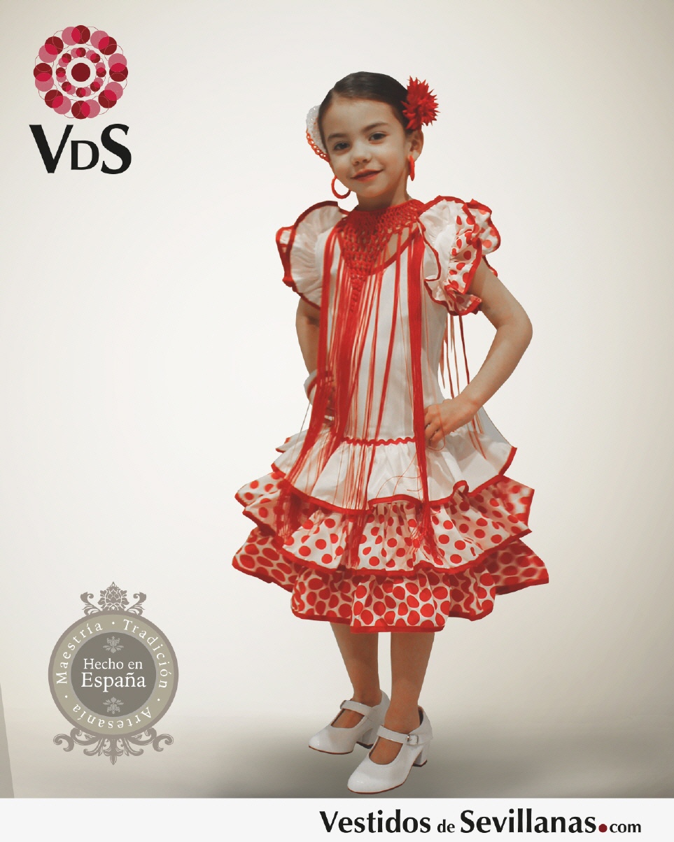 Traje de Flamenca GUADIX corto_3col