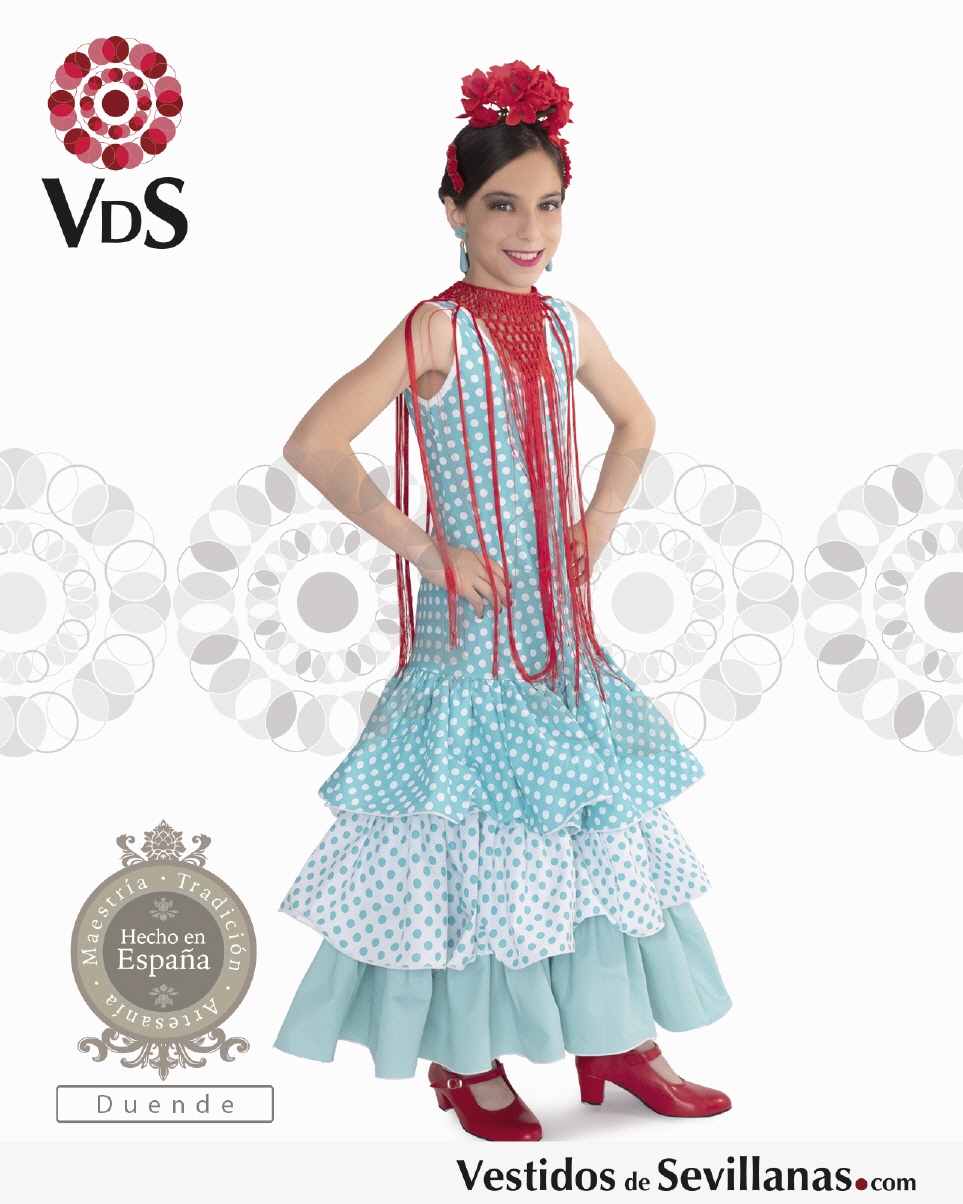 Traje Flamenca M&Aacute;LAGA Largo (T.6)_3col