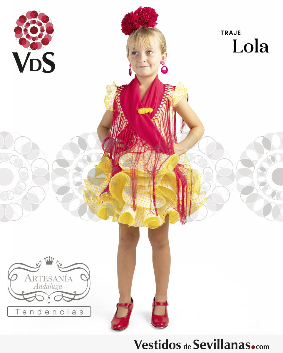 Traje de Flamenca LOLA Organd&iacute;_3col