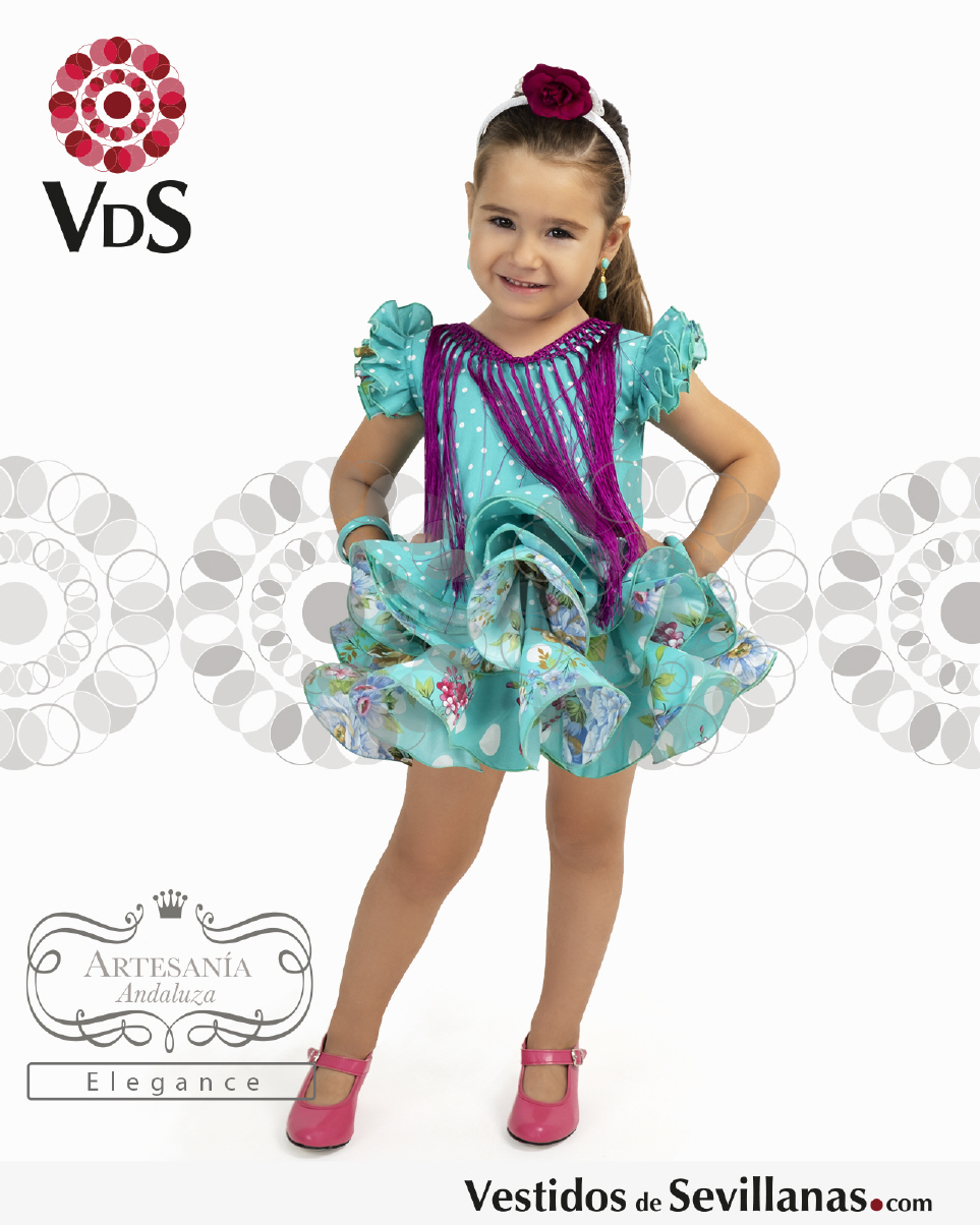 Trajes de flamenca paara ni&ntilde;a