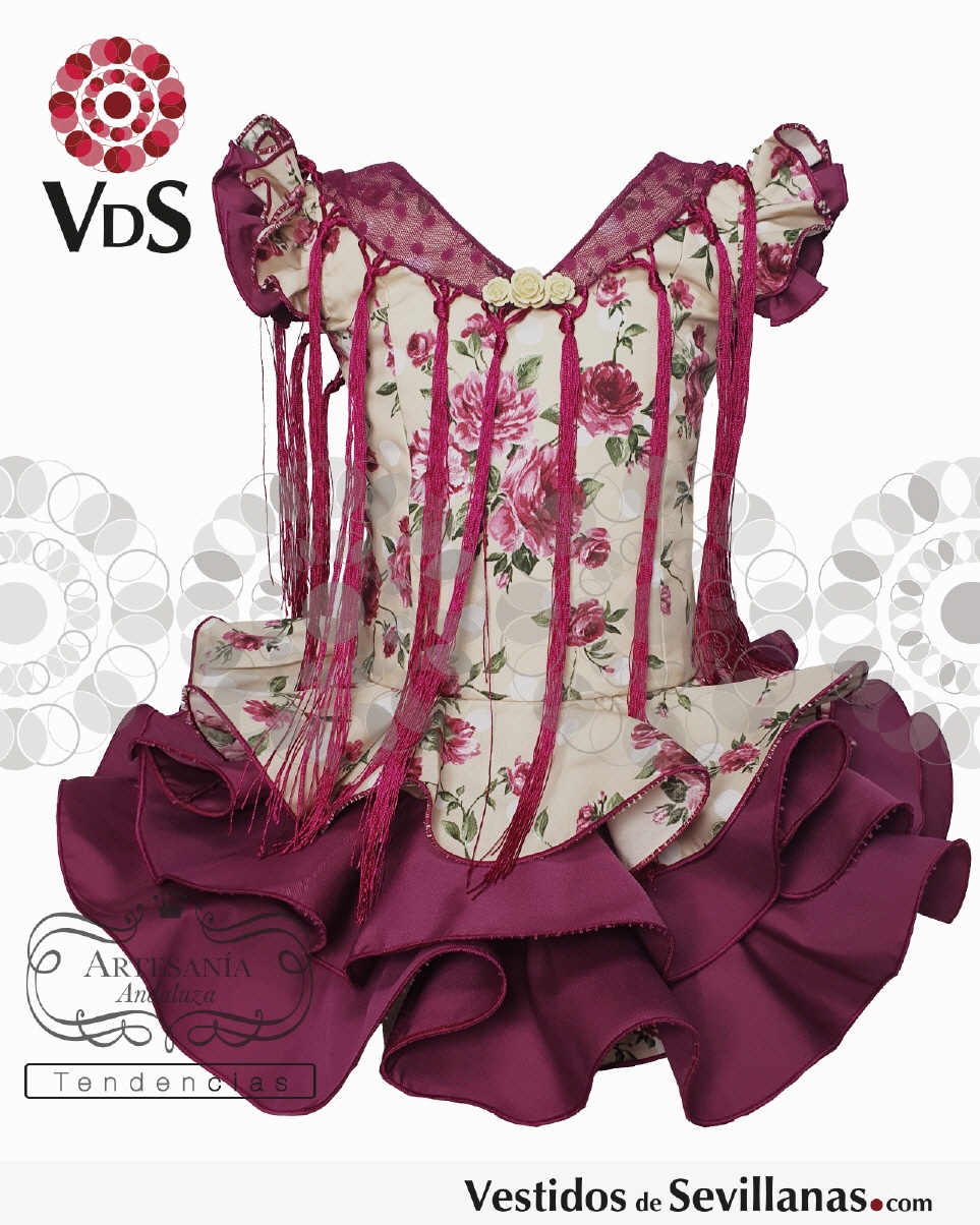 Traje de Flamenca FERIA Corto (T.4)_3col