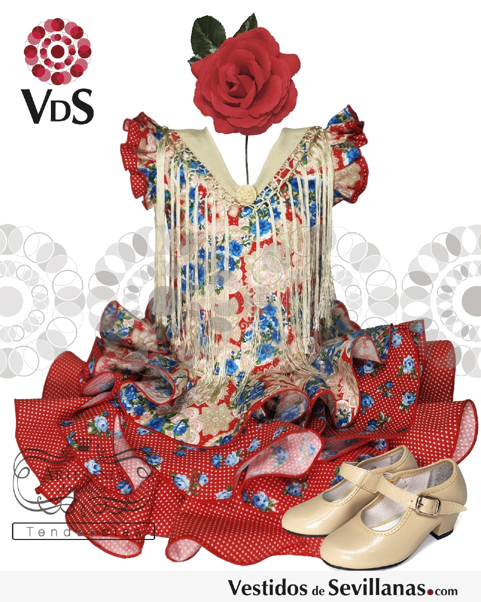 Traje de Flamenca FERIA Corto (T.2)_3col