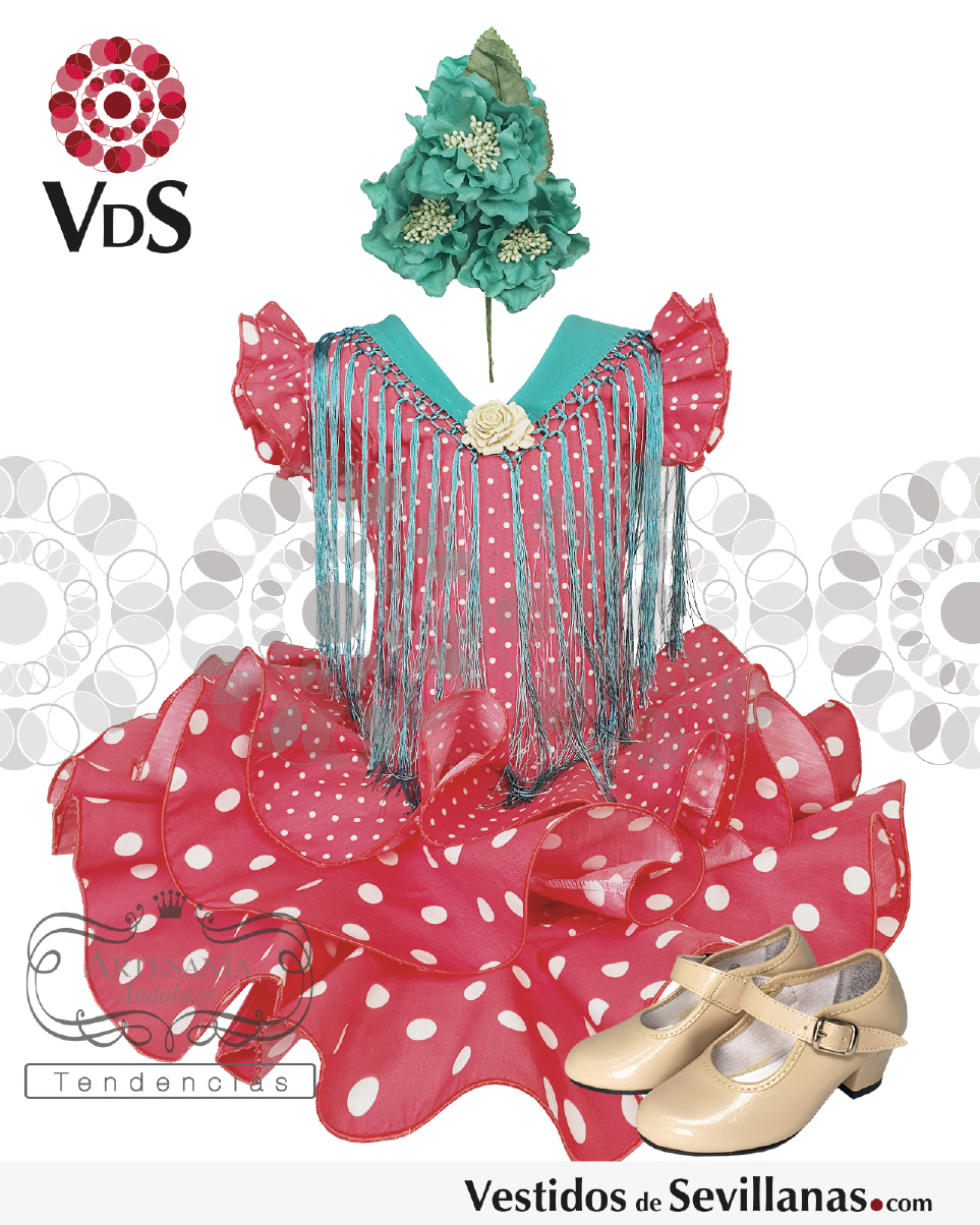 Trajes de flamencas coral
