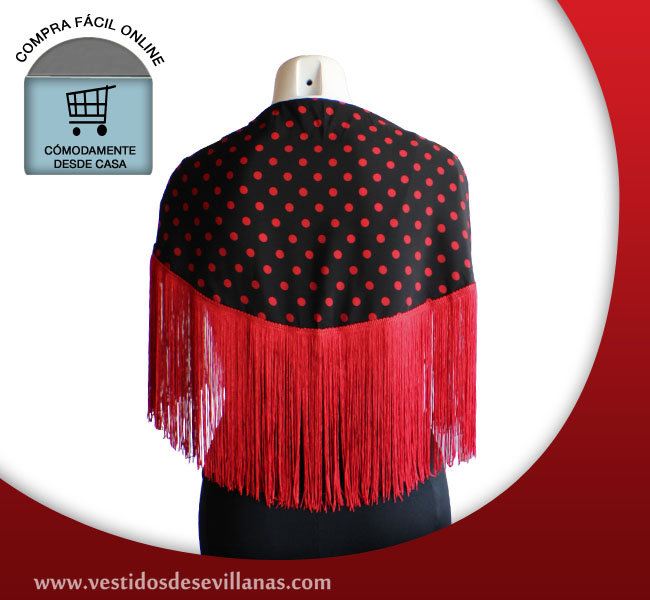 Mantoncillos lunares rojos